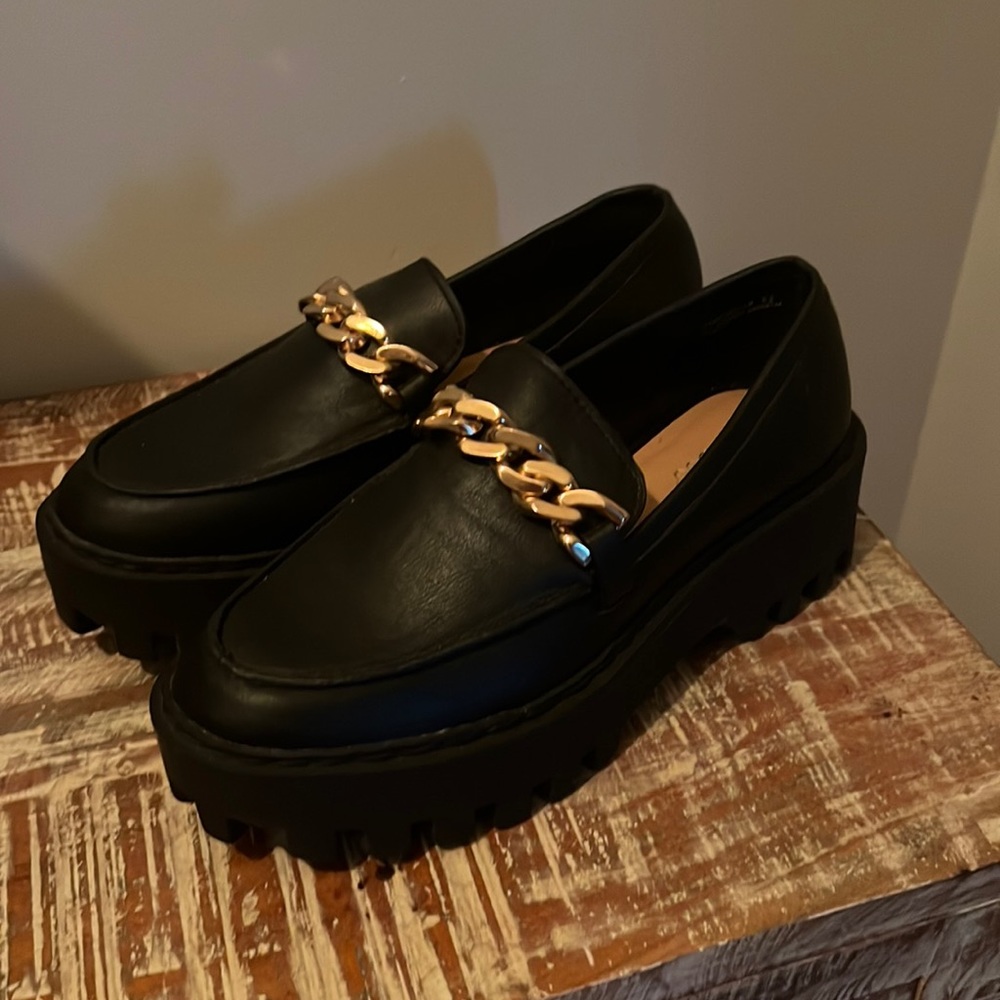 Brand new chunky loafers